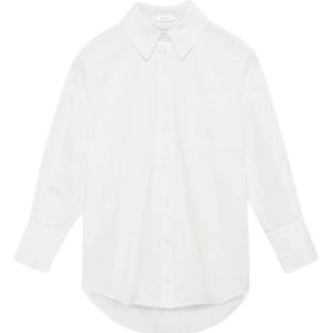 Anine Bing, Dames, Blouses & Shirts, Wit, Maat: L