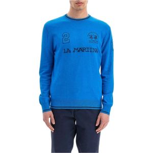 La Martina, Heren, Truien, Blauw, Maat: M