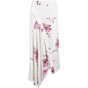 Erika Cavallini, Dames, Rokken, Wit, Maat: M Viscose,