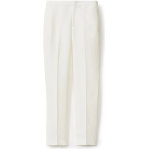 Fabiana Filippi, Dames, Broeken, Wit, Maat: M Linnen,
