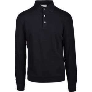 Filippo De Laurentiis, Heren, Tops, Zwart, Maat: M Katoen,