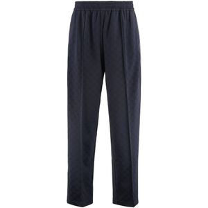 Gucci, Heren, Broeken, Blauw, Maat: M
