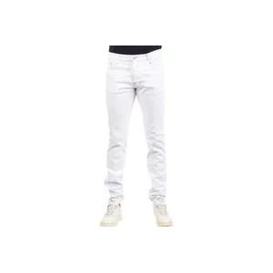 Dsquared2 Slim-Fit Hoge Kwaliteit Jeans , White , Heren , Maat: L