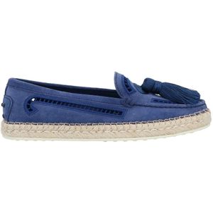 Tod's, Dames, Schoenen, Blauw, Maat: 36 1/2 EU Leer,