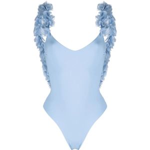 La Revêche, Dames, Badkleding, Blauw, Maat: S Polyamide,