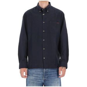 A.p.c., Heren, Overhemden, Blauw, Maat: XL Katoen,