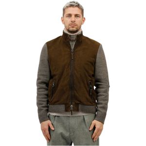 The Jack Leathers, Heren, Jassen, Veelkleurig, Maat: 5XL Wol,