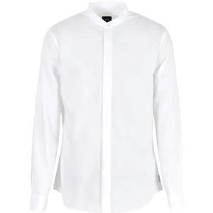 Armani Exchange, Heren, Overhemden, Wit, Maat: S