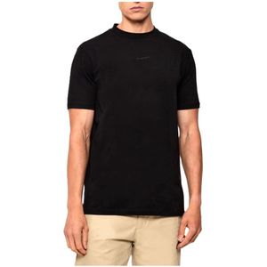 Karl Lagerfeld, Heren, Tops, Zwart, Maat: M Katoen,