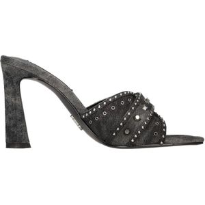 Steve Madden, Dames, Schoenen, Zwart, Maat: 37 EU Denim,
