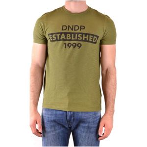 Dondup, Heren, Tops, Groen, Maat: L Katoen,