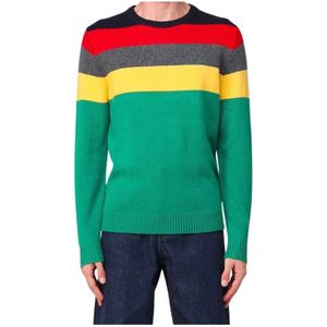 Sun68, Heren, Truien, Veelkleurig, Maat: M Wol,