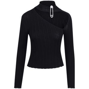 Giuseppe Di Morabito, Dames, Truien, Zwart, Maat: S