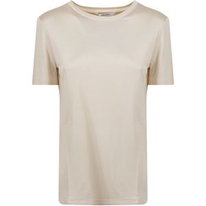 Max Mara, Dames, Tops, Beige, Maat: L Zijde,