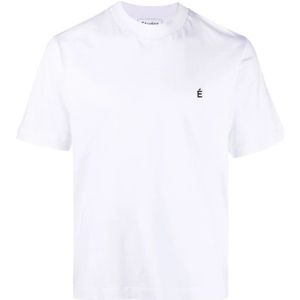 Études, Heren, Tops, Wit, Maat: S Katoen,