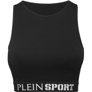Plein Sport - Sport Bh - Zwart/Wit - Soft Cup - Bustier