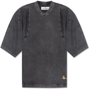 Vivienne Westwood, Heren, Tops, Grijs, Maat: M Katoen,