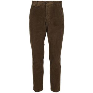 Briglia, Heren, Broeken, Groen, Maat: W47 Velours,