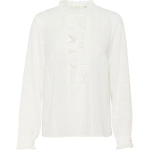 Cream, Dames, Blouses & Shirts, Wit, Maat: L