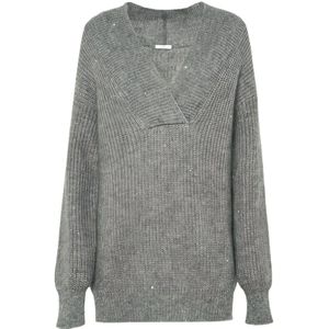 Malo, Dames, Truien, Grijs, Maat: XS