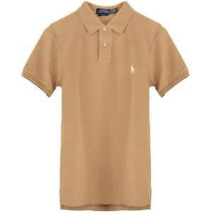 Ralph Lauren, Heren, Tops, Bruin, Maat: S Katoen,