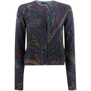 Etro, Dames, Truien, Veelkleurig, Maat: S Wol,