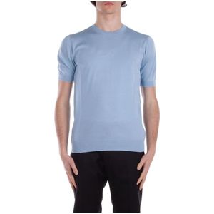 Tagliatore, Heren, Truien, Blauw, Maat: XL Katoen,