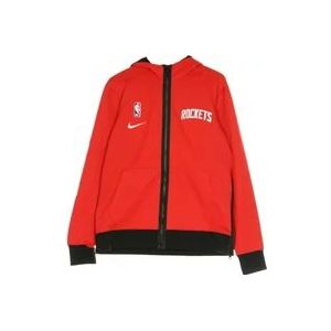 Nike Lichtgewicht Zip Hoodie NBA Therma Flex Showtime , Red , Heren , Maat: XL