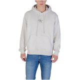 Calvin Klein Jeans - Herenhoodie - Beige - LS EU 350Terry Micro Monologo