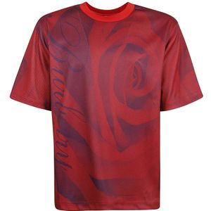 Burberry, Heren, Tops, Rood, Maat: M