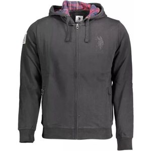 USPA - ZipUp Hoodie - Zwart - Sweater
