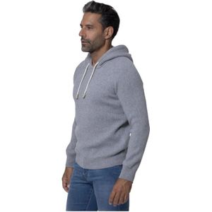 Gran Sasso, Heren, Truien, Grijs, Maat: 2XL Kasjmier,