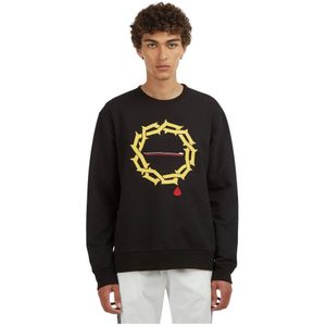 Serapis, Heren, Sweatshirts & Hoodies, Zwart, Maat: XL Katoen,