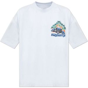 AllSaints, Heren, Tops, Blauw, Maat: 2XL Katoen,