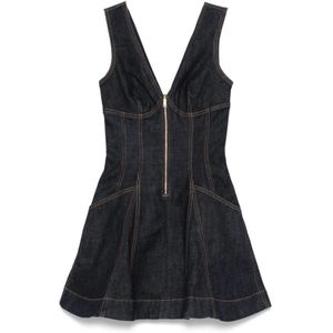 Self Portrait, Dames, Jurken, Blauw, Maat: S