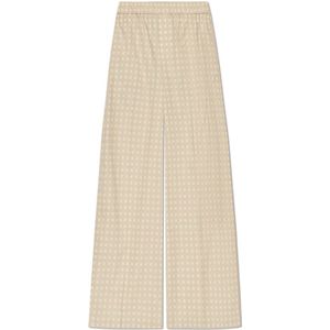 Kenzo, Dames, Broeken, Beige, Maat: XS Katoen,