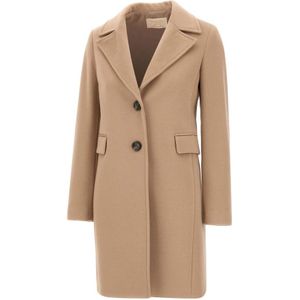 Kaos, Dames, Mantels, Beige, Maat: XL Viscose,