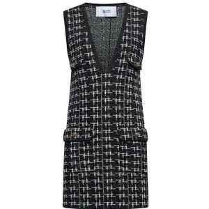 Silvian Heach, Dames, Jurken, Zwart, Maat: M Katoen,