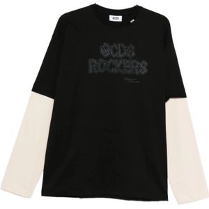 Gcds, Heren, Tops, Zwart, Maat: XL Katoen,