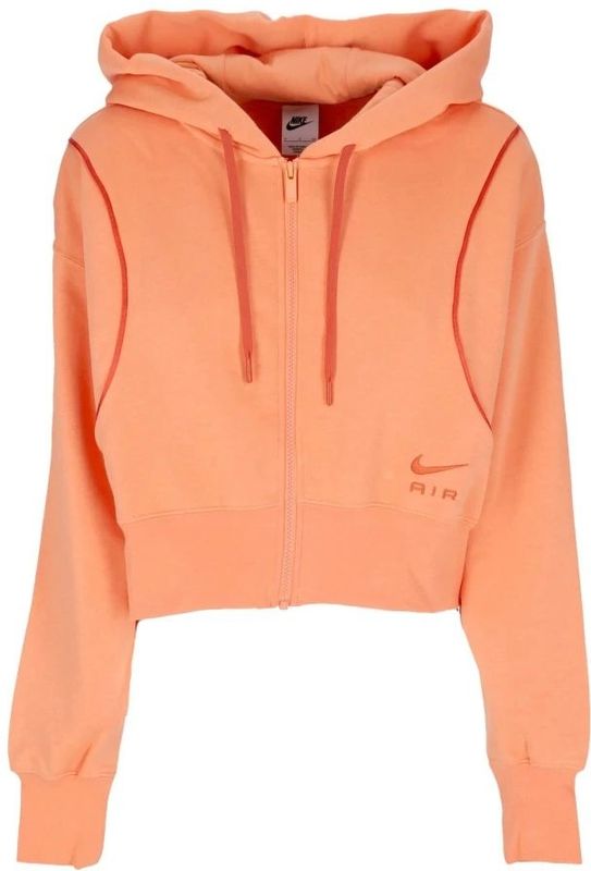 Nike - Air Fleece Zip Hoodie - Oranje - Dames
