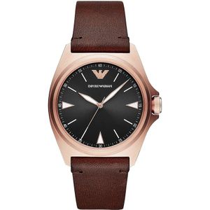 Emporio Armani, Heren, Accessoires, Roze, Maat: ONE Size Leer,