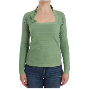 Ermanno Scervino, Dames, Blouses & Shirts, Groen, Maat: S Wol,