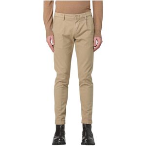 Fay, Heren, Broeken, Beige, Maat: W33