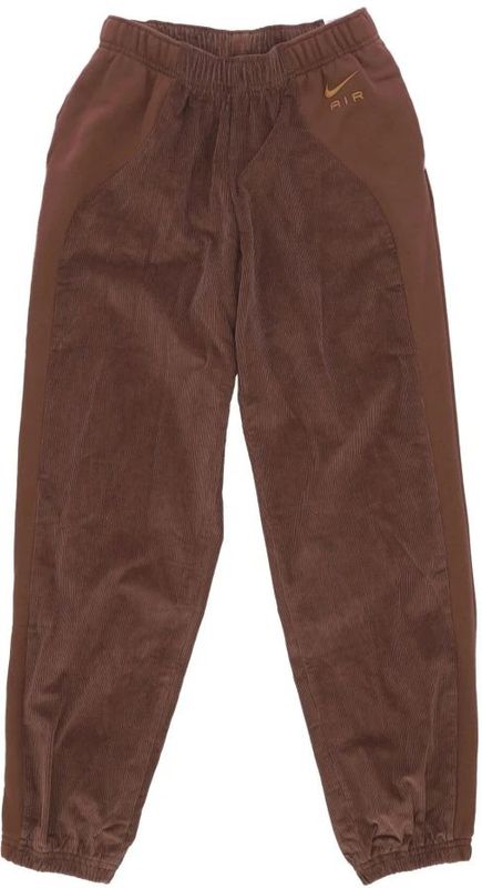 Nike - High-waisted Trainingsbroek - Bruin - Katoen - Dames