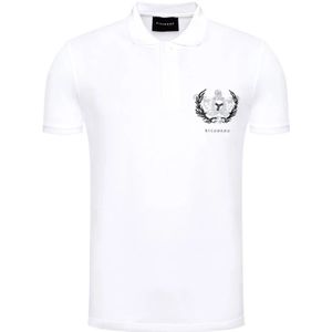 John Richmond, Heren, Tops, Wit, Maat: XS Katoen,