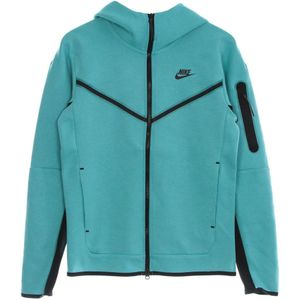 Nike, Heren, Sweatshirts & Hoodies, Blauw, Maat: XL Fleece,
