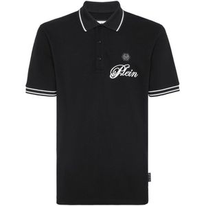 Philipp Plein, Heren, Tops, Zwart, Maat: S