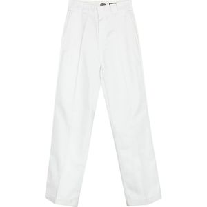 Dickies, Dames, Broeken, Wit, Maat: W24 Katoen,