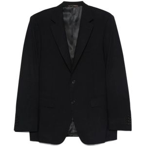 Canali, Heren, Jassen, Blauw, Maat: 5XL Wol,