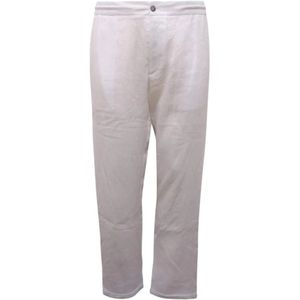 Alpha Studio, Heren, Broeken, Wit, Maat: XL Linnen,